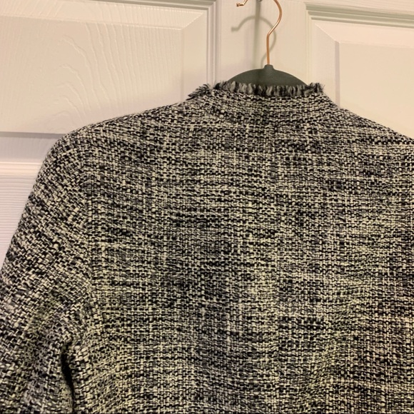 Talbots Black & Gray Wool Blazer Suit Jacket  Size 10P - Picture 5 of 8